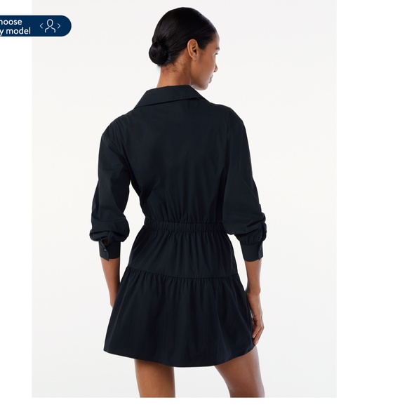 Scoop NYC Dresses Nwt Scoop Nyc Collared Mini Shirt Dress With Long